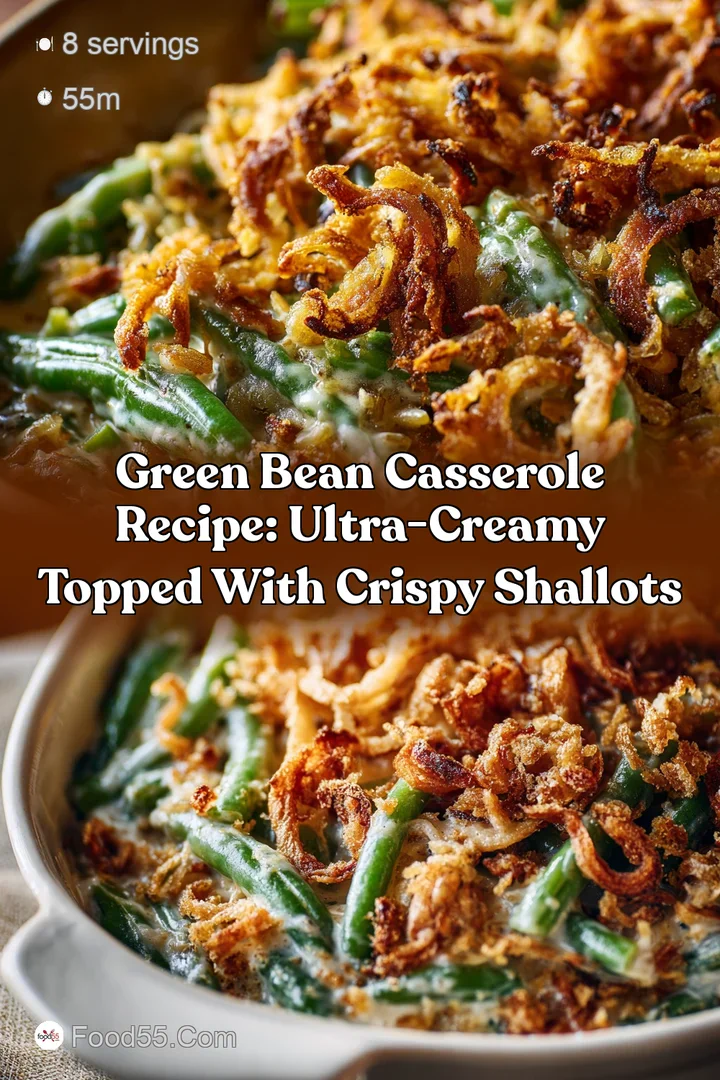 Green Bean Casserole Recipe: Ultra-Creamy Topped with Crispy Shallots