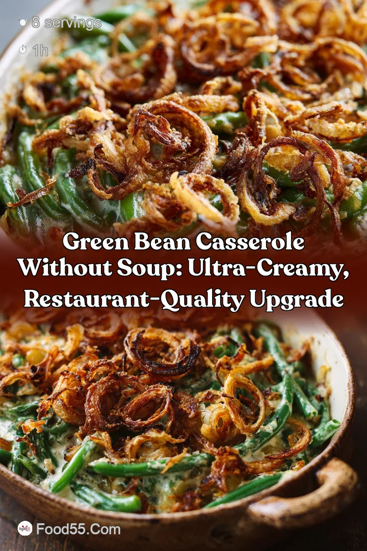 Green Bean Casserole Without Soup: Ultra-Creamy Restaurant-Quality Upgrade
