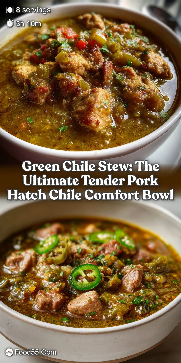 Green Chile Stew: The Ultimate Tender Pork Hatch Chile Comfort Bowl