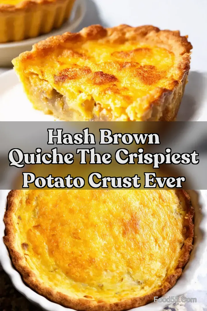 Hash Brown Quiche The Crispiest Potato Crust Ever