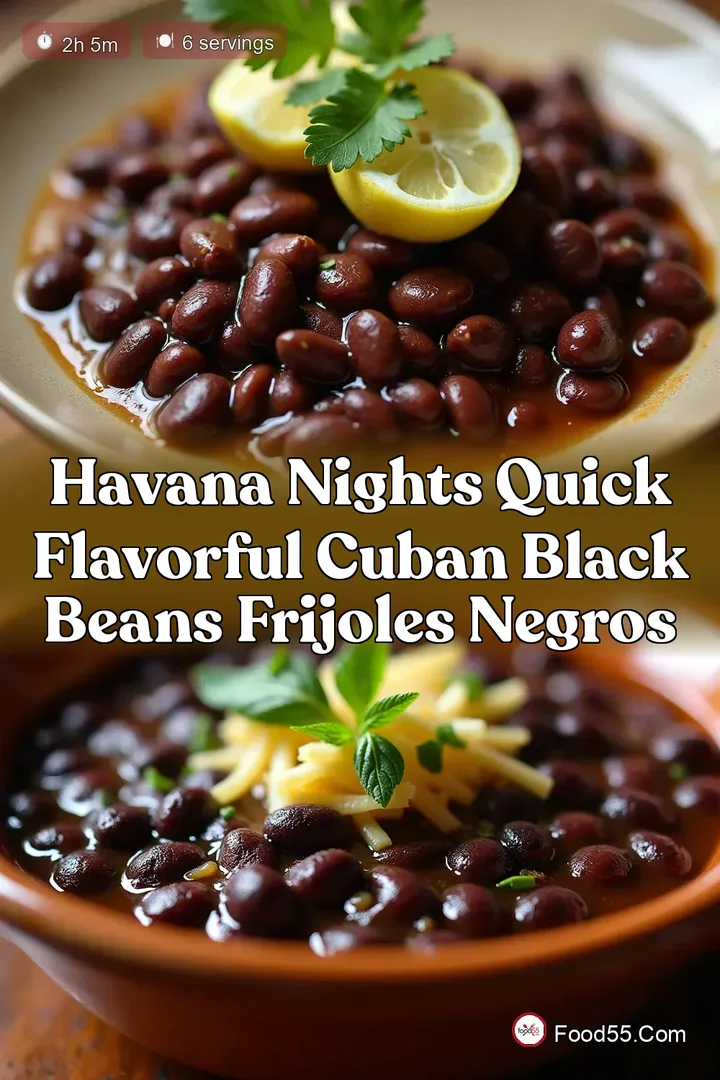 Havana Nights Quick Flavorful Cuban Black Beans Frijoles Negros