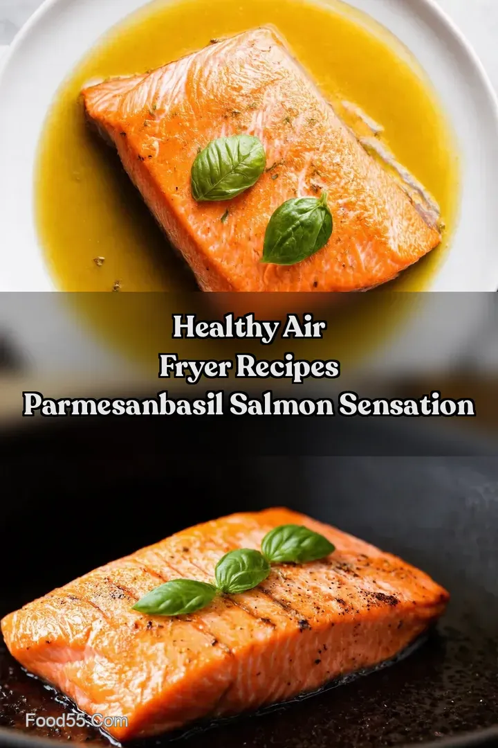 Healthy Air Fryer Recipes ParmesanBasil Salmon Sensation