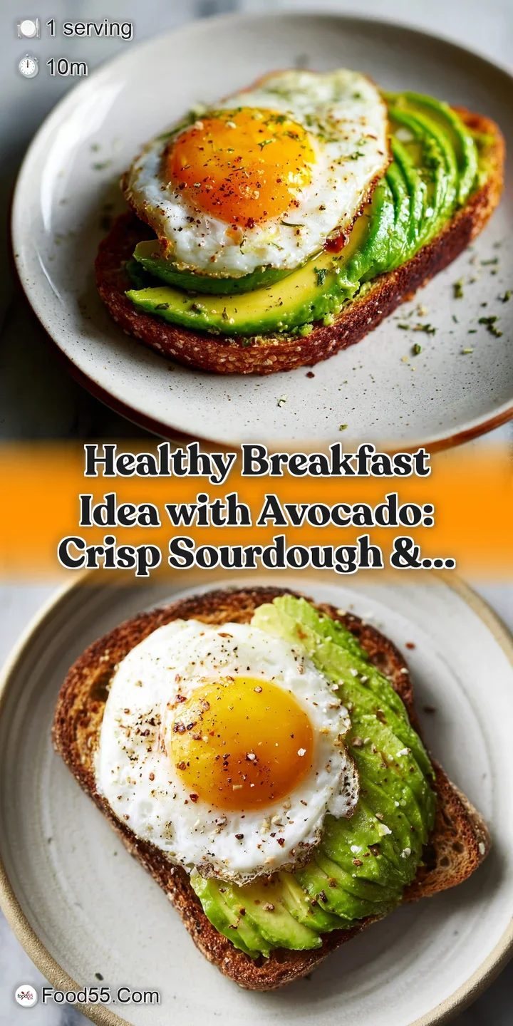 Close-up of a luscious, golden egg yolk oozing over bright green avocado on toasted bread, seasoned with cracked black pep...