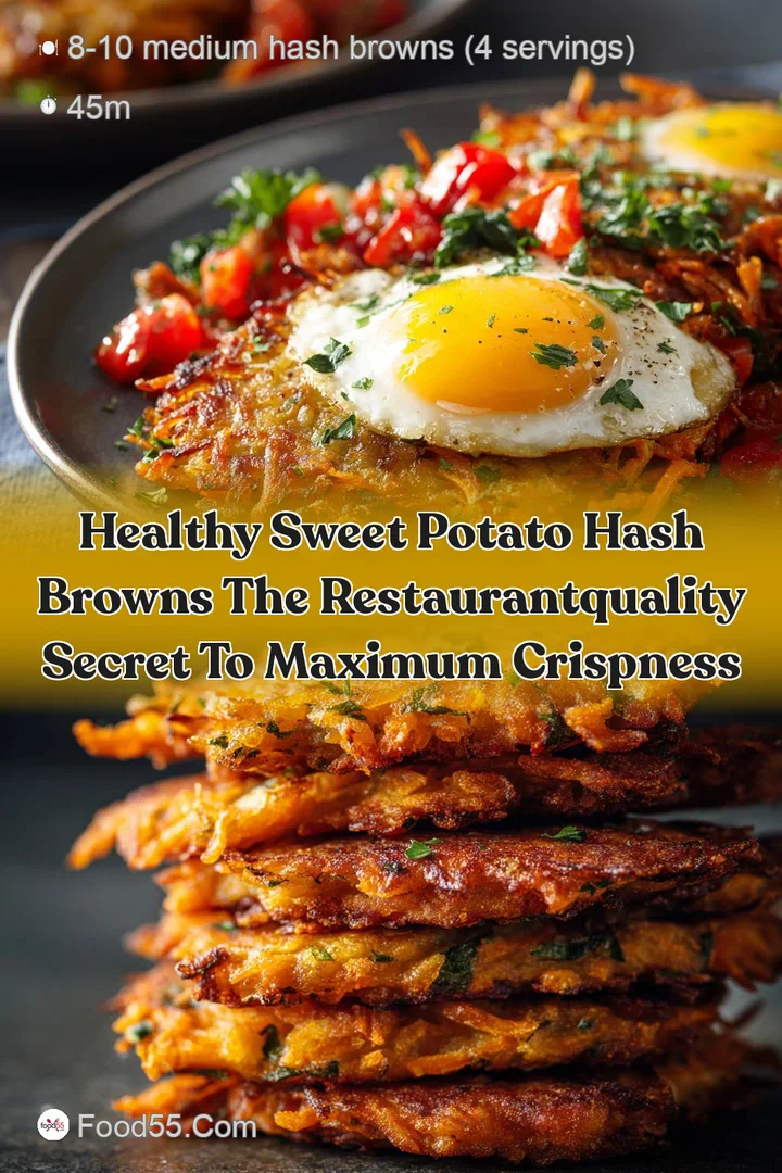 Healthy Sweet Potato Hash Browns The RestaurantQuality Secret to Maximum Crispness