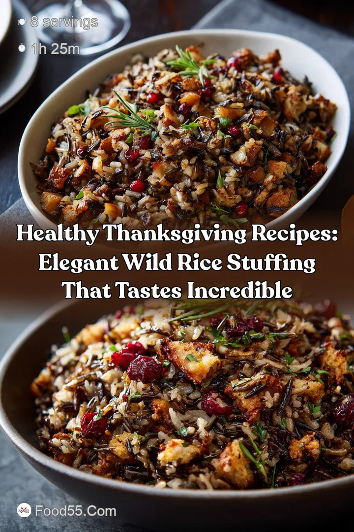 Healthy Thanksgiving Recipes: Elegant Wild Rice Stuffing That Tastes Incredible