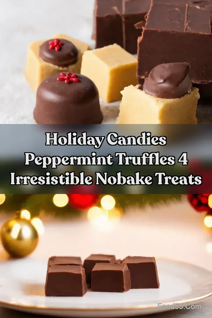Holiday Candies Peppermint Truffles 4 Irresistible NoBake Treats