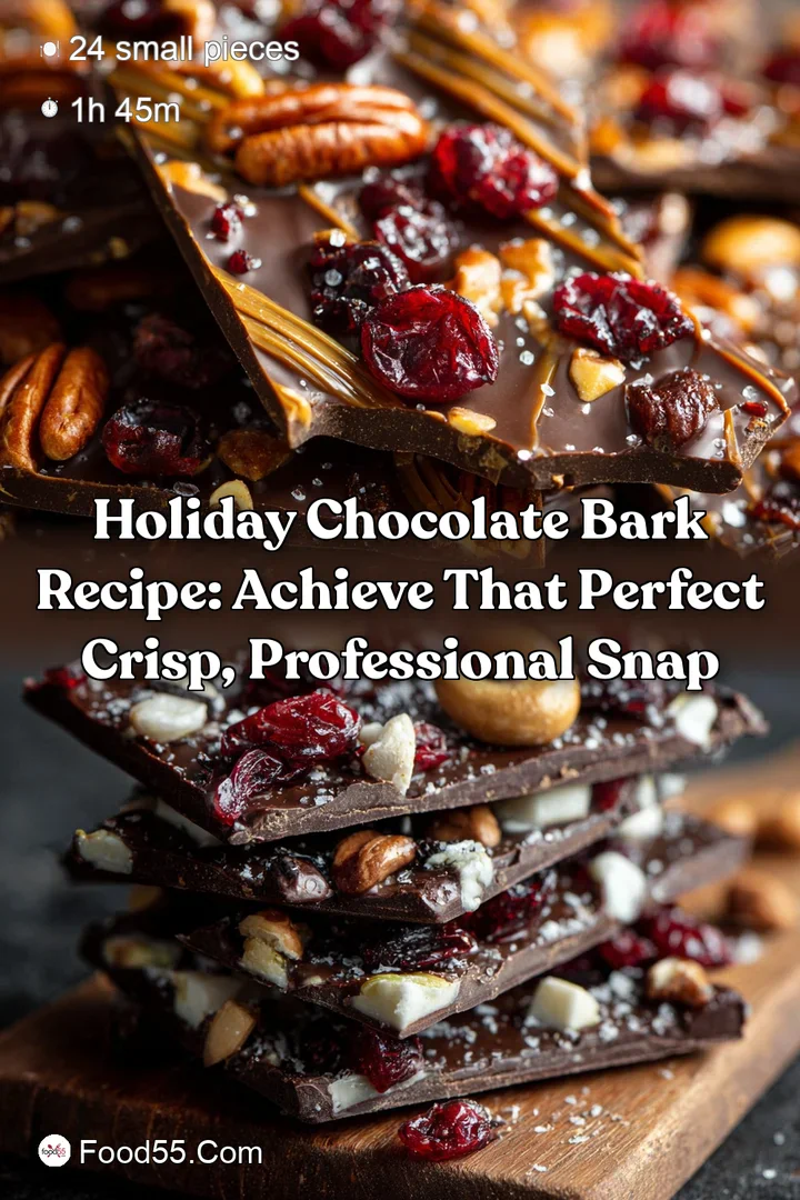 Holiday Chocolate Bark Recipe: Achieve That Perfect Crisp Professional Snap