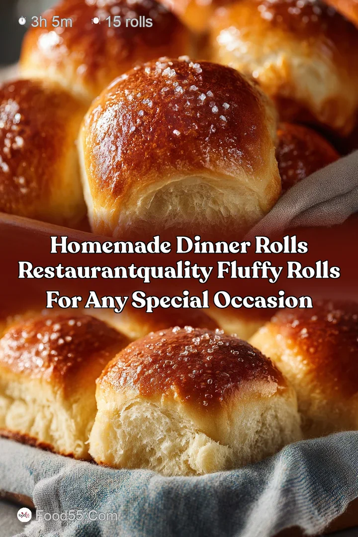 Homemade Dinner Rolls RestaurantQuality Fluffy Rolls for Any Special Occasion