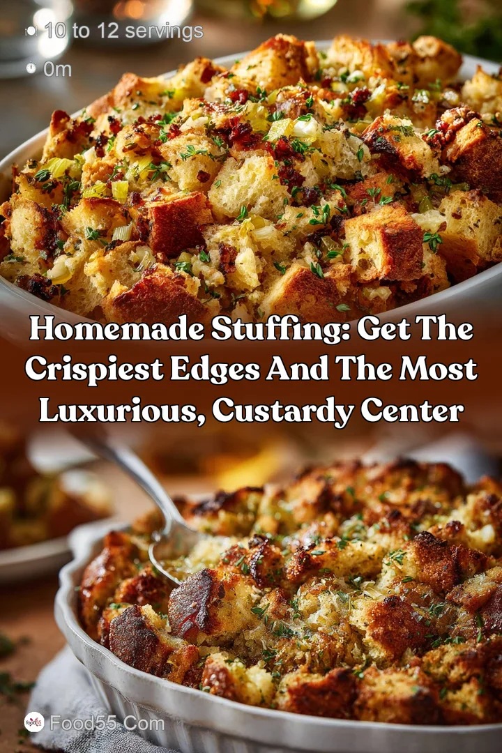 Homemade Stuffing: Get the Crispiest Edges and the Most Luxurious Custardy Center