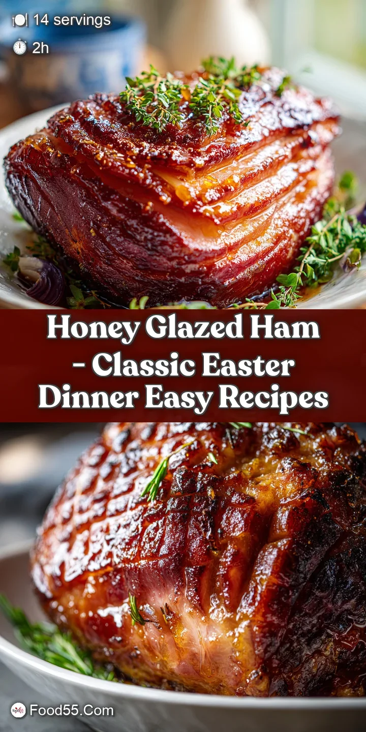 Close-up of a perfectly roasted ham slice, revealing tender meat and a sticky, caramelized crust.