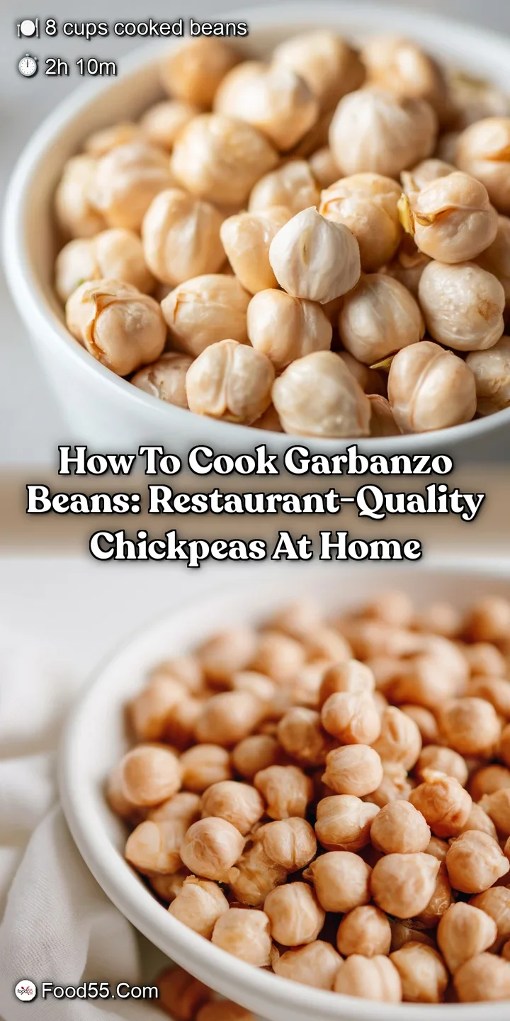 How to cook Garbanzo Beans: Restaurant-Quality Chickpeas at Home