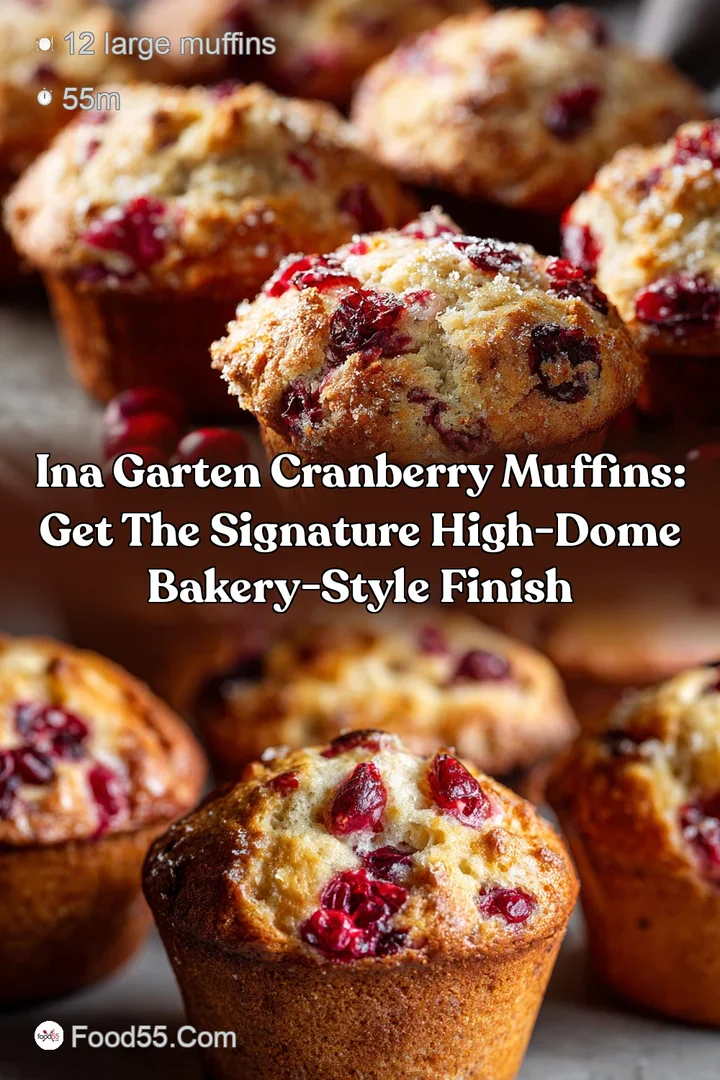 Ina Garten Cranberry Muffins: Get the Signature High-Dome Bakery-Style Finish