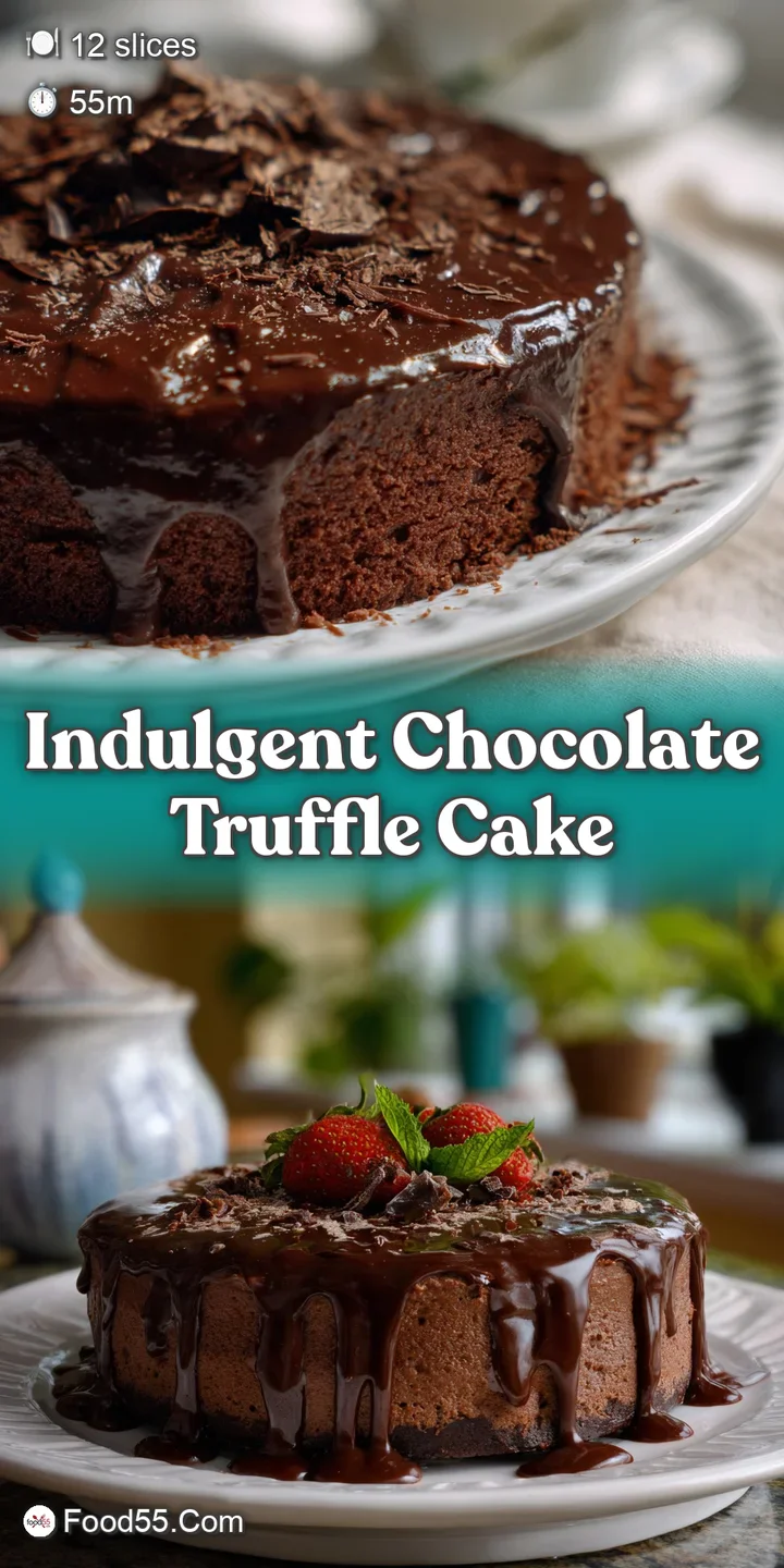 Close-up of rich chocolate cake, the moist crumb glistening, hinting at intense cocoa flavor and a melt-in-your-mouth text...