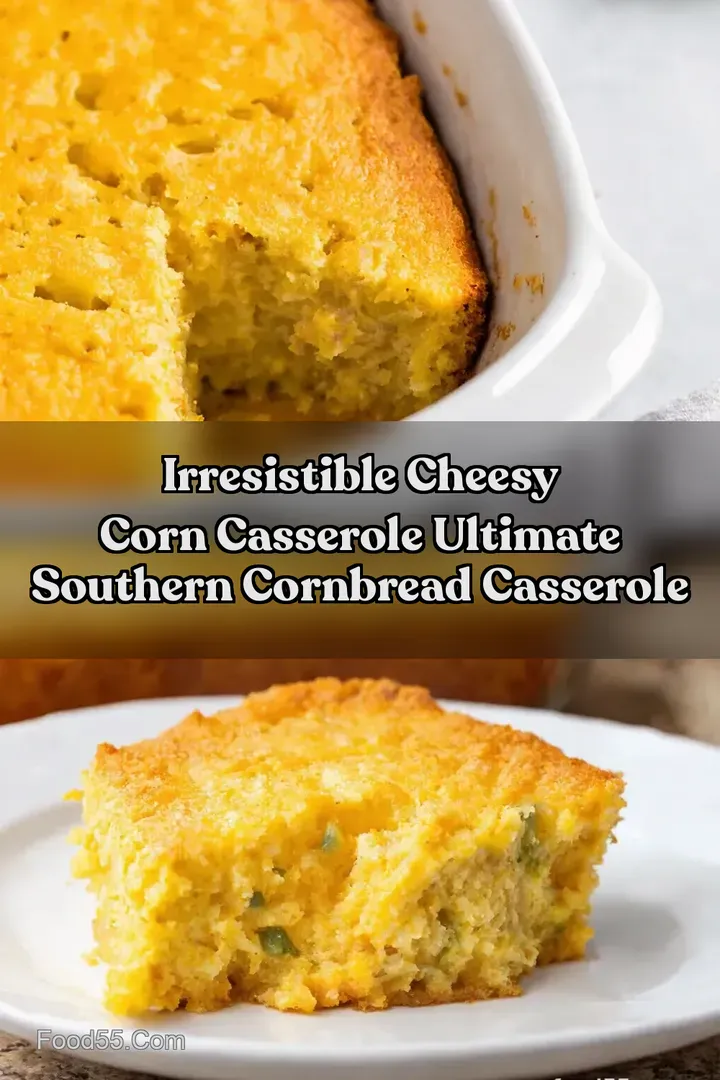 Irresistible Cheesy Corn Casserole Ultimate Southern Cornbread Casserole