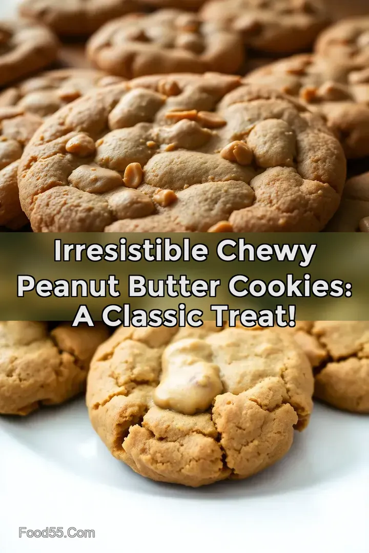 Irresistible Chewy Peanut Butter Cookies: A Classic Treat!
