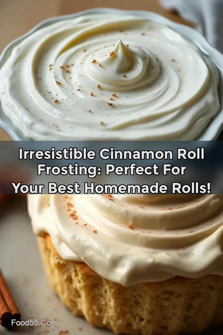 Irresistible Cinnamon Roll Frosting: Perfect for Your Best Homemade Rolls!