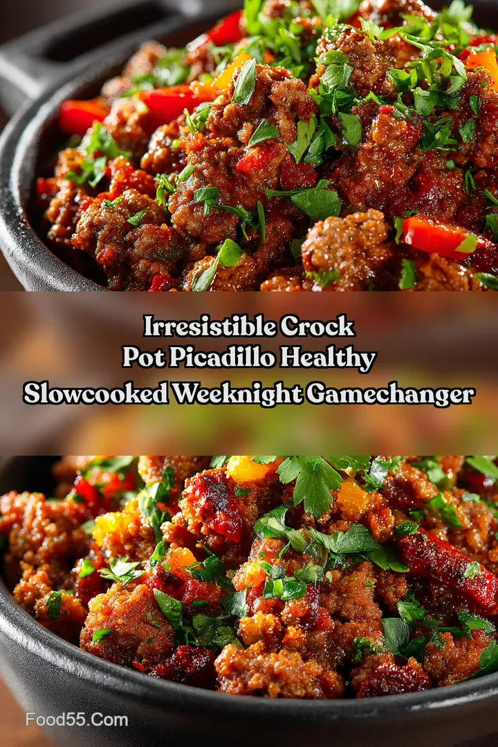 Irresistible Crock Pot Picadillo Healthy SlowCooked Weeknight GameChanger