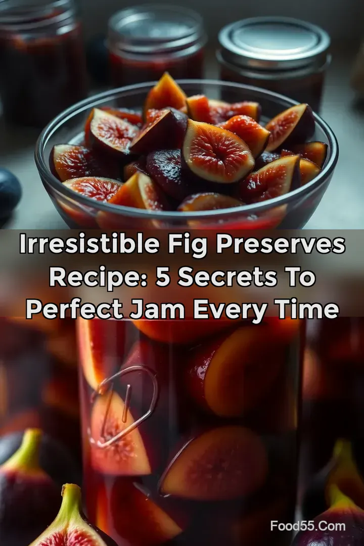 Irresistible Fig Preserves Recipe: 5 Secrets to Perfect Jam Every Time : PIN FOR LATER Irresistible Fig Preserves Recipe: 5 Secrets to Perfect Jam Every Time
