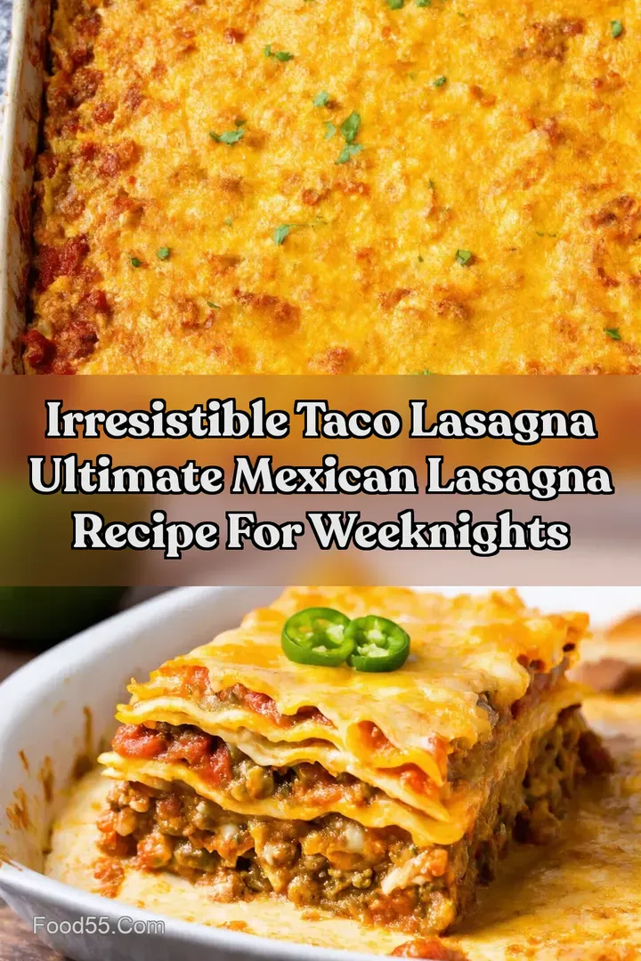 Irresistible Taco Lasagna Ultimate Mexican Lasagna Recipe for Weeknights