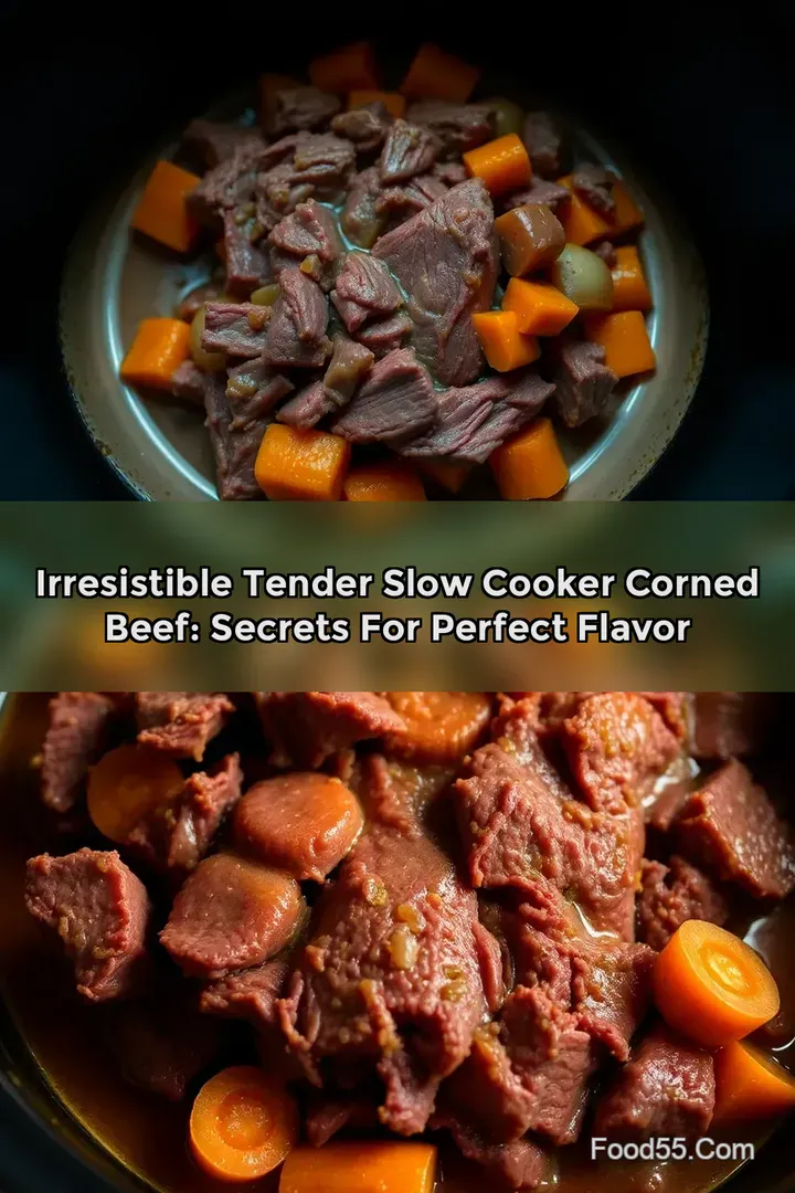 Irresistible Tender Slow Cooker Corned Beef: Secrets for Perfect Flavor : PIN FOR LATER Irresistible Tender Slow Cooker Corned Beef: Secrets for Perfect Flavor