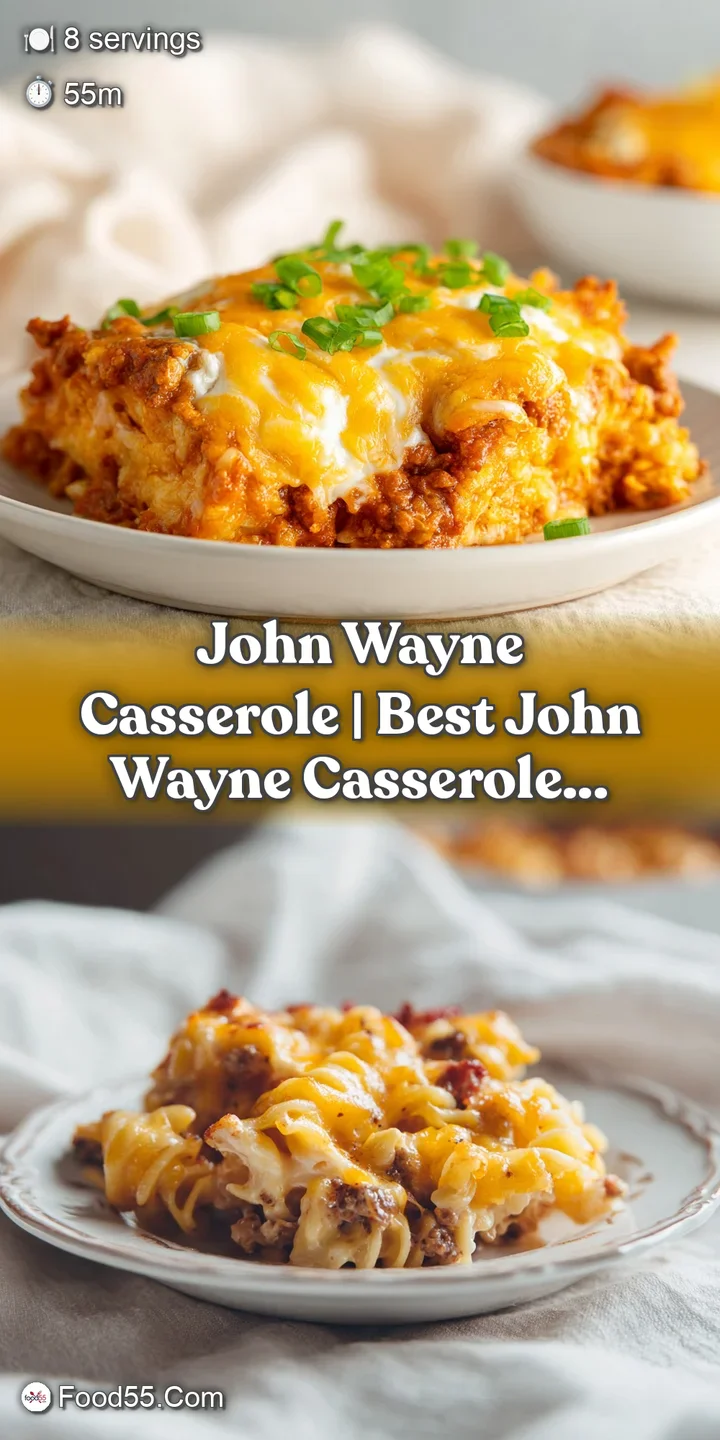 Close-up of a fluffy biscuit topping with a creamy, cheesy casserole peek underneath.