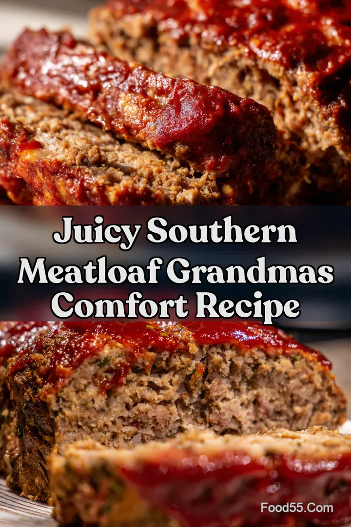 Juicy Southern Meatloaf Grandmas Comfort Recipe