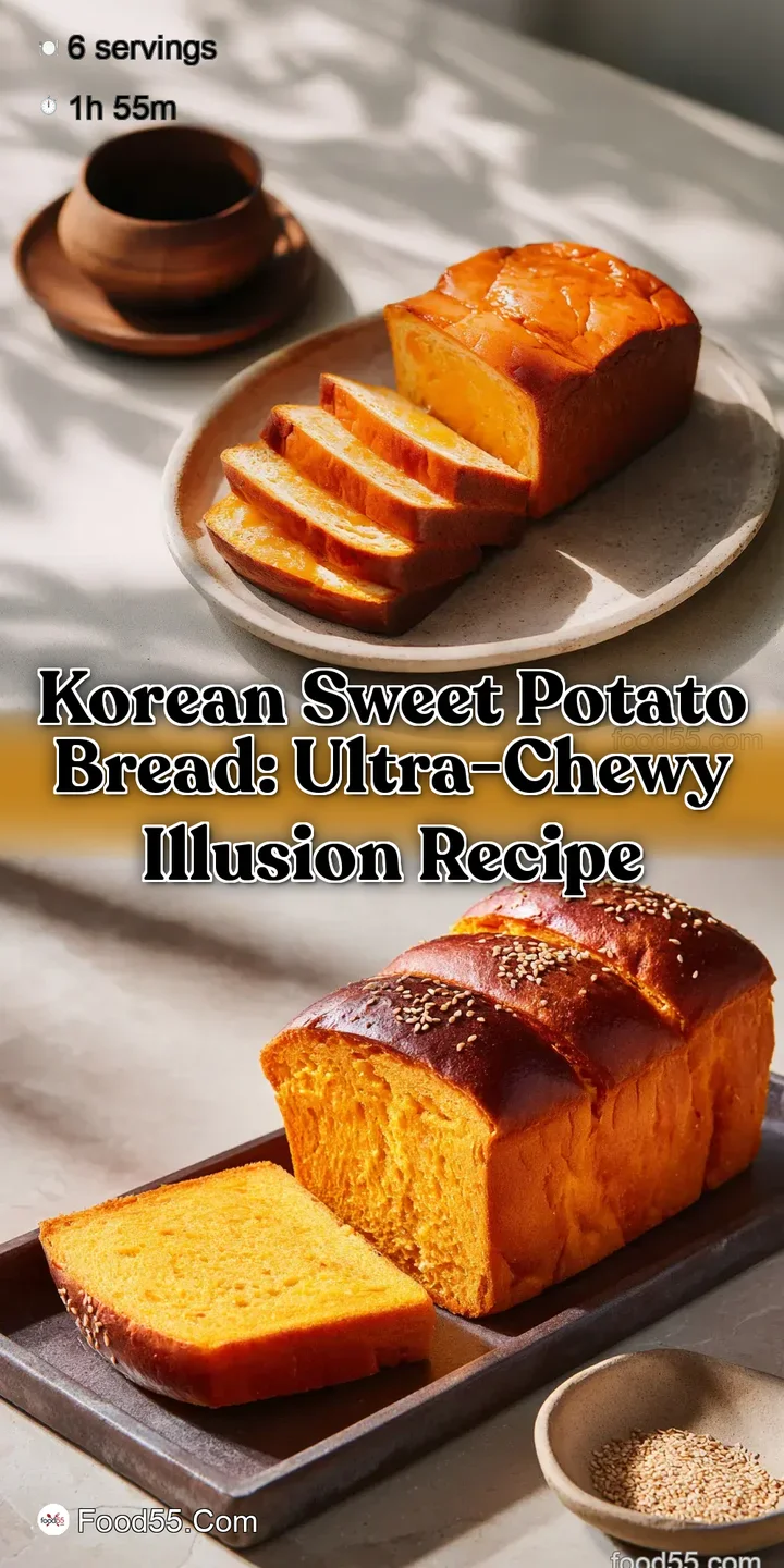 Korean Sweet Potato Bread: Ultra-Chewy Illusion Recipe