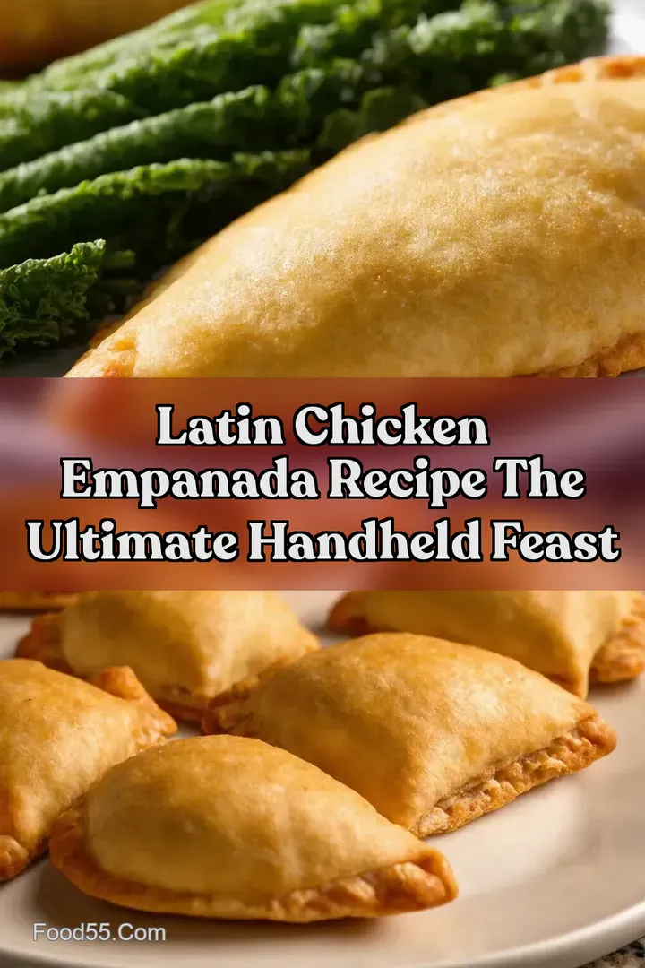 Latin Chicken Empanada Recipe The Ultimate HandHeld Feast : PIN FOR LATER Latin Chicken Empanada Recipe The Ultimate HandHeld Feast