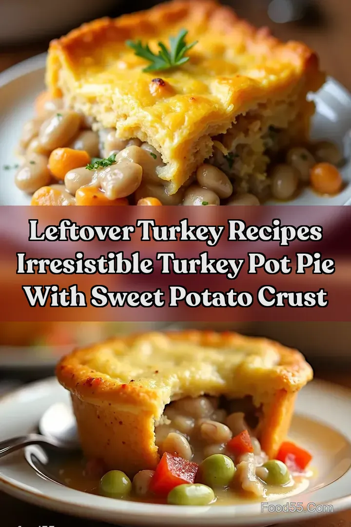 Leftover Turkey Recipes Irresistible Turkey Pot Pie With Sweet Potato Crust