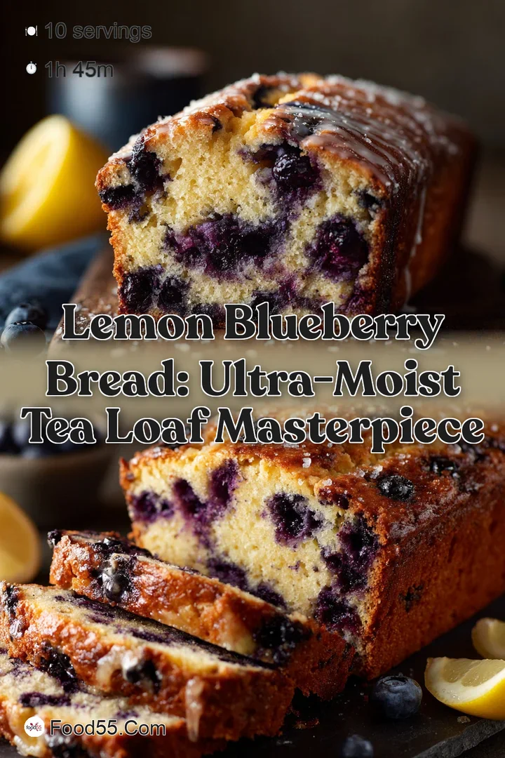 Lemon Blueberry Bread: Ultra-Moist Tea Loaf Masterpiece