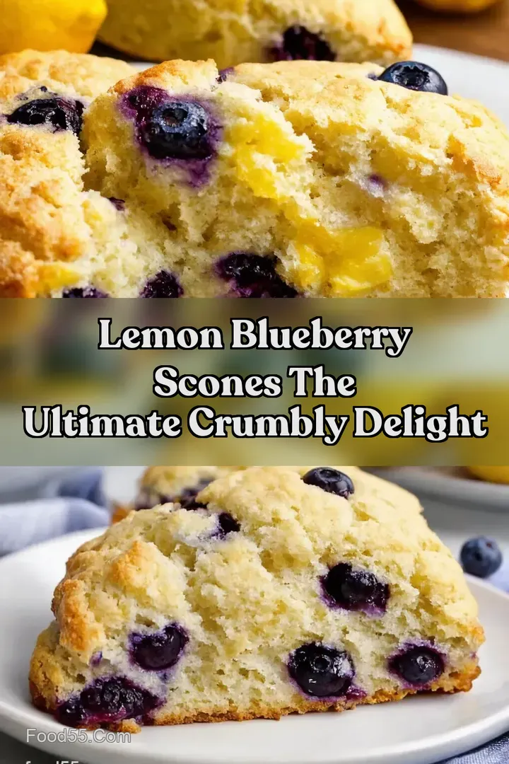 Lemon Blueberry Scones The Ultimate Crumbly Delight
