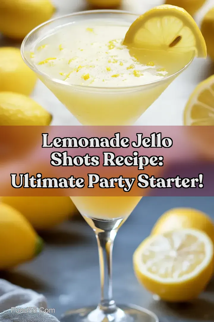 Lemonade Jello Shots Recipe: Ultimate Party Starter!