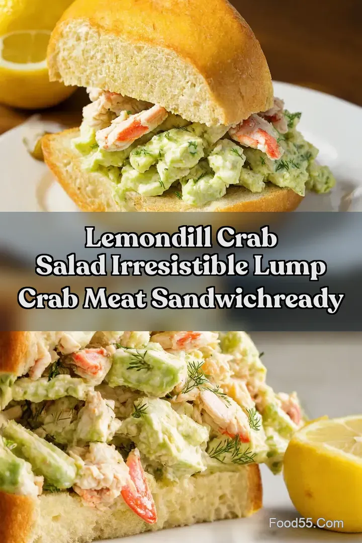 LemonDill Crab Salad Irresistible Lump Crab Meat SandwichReady