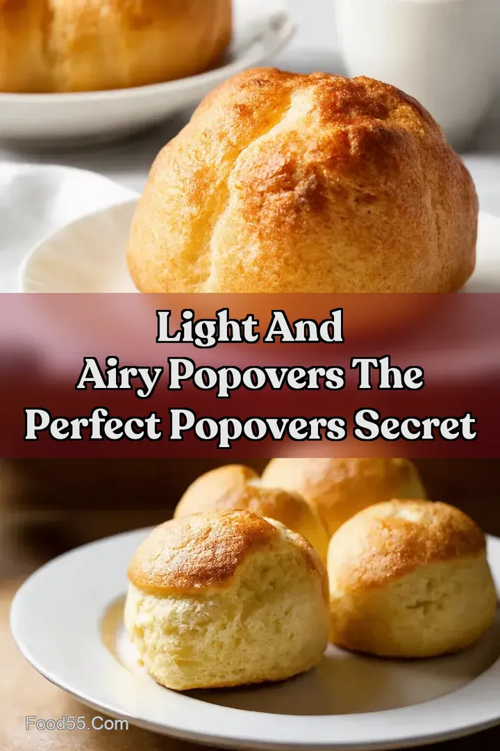 Light And Airy Popovers The Perfect Popovers Secret