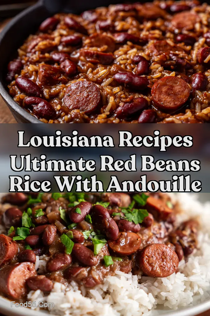Louisiana Recipes Ultimate Red Beans Rice with Andouille