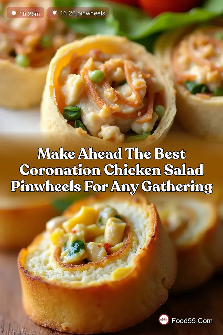 Make Ahead The Best Coronation Chicken Salad Pinwheels for Any Gathering