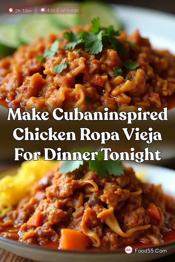 Make CubanInspired Chicken Ropa Vieja for Dinner Tonight