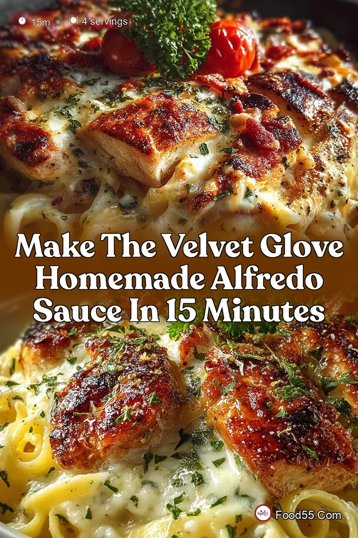 Make The Velvet Glove Homemade Alfredo Sauce in 15 Minutes