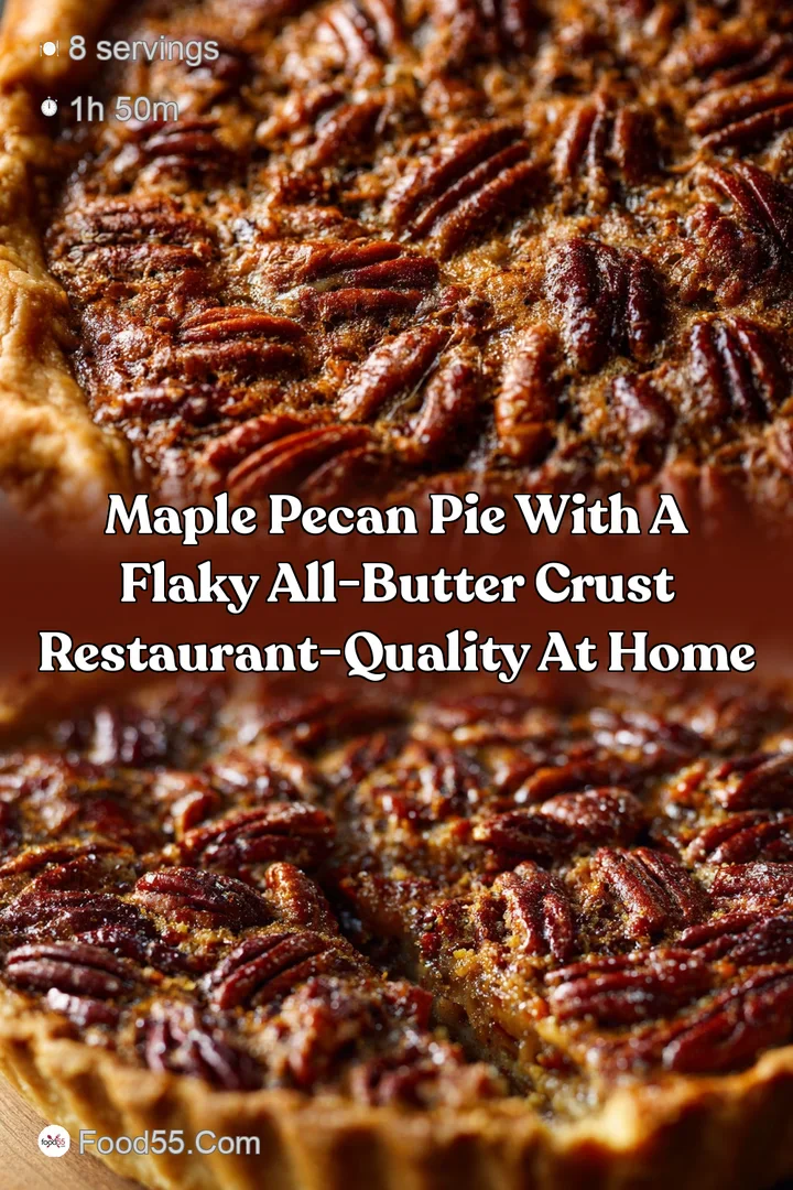 Maple Pecan Pie with a Flaky All-Butter Crust Restaurant-Quality at Home