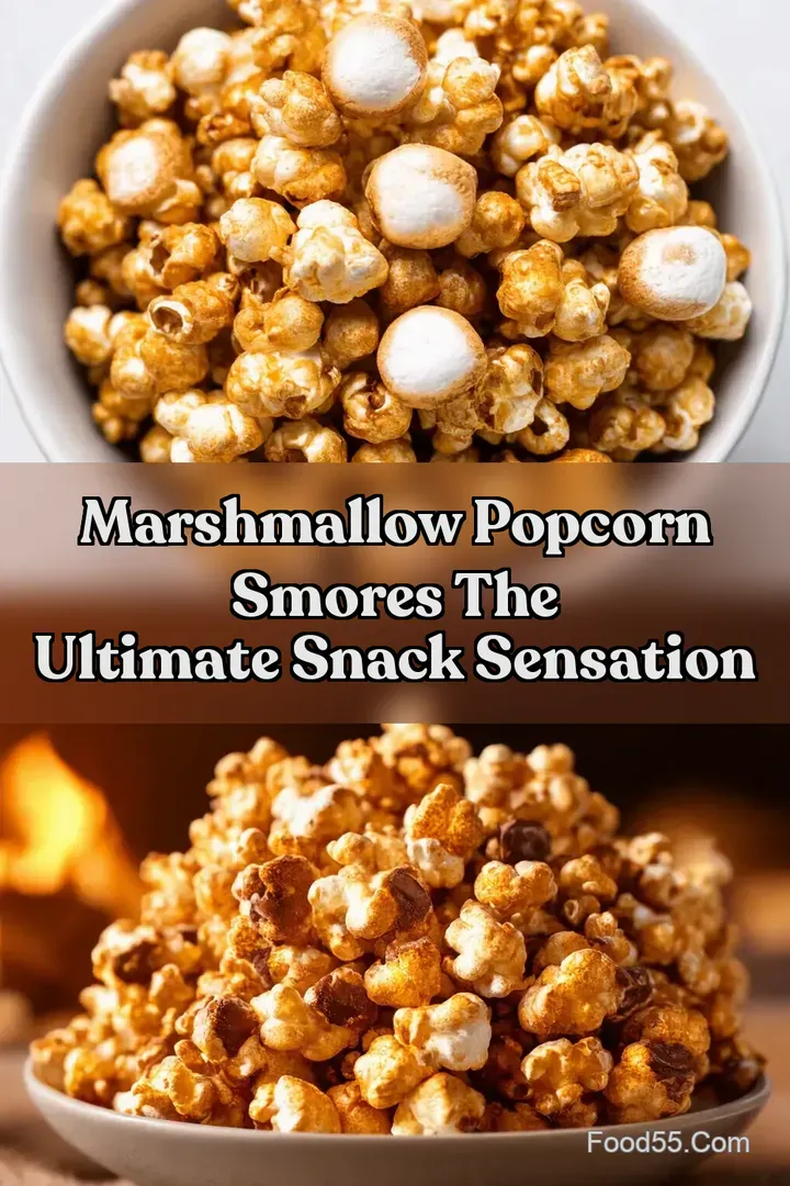 Marshmallow Popcorn Smores The Ultimate Snack Sensation