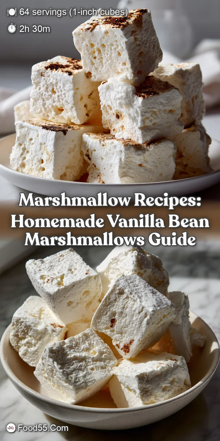 Marshmallow Recipes: Homemade Vanilla Bean Marshmallows Guide