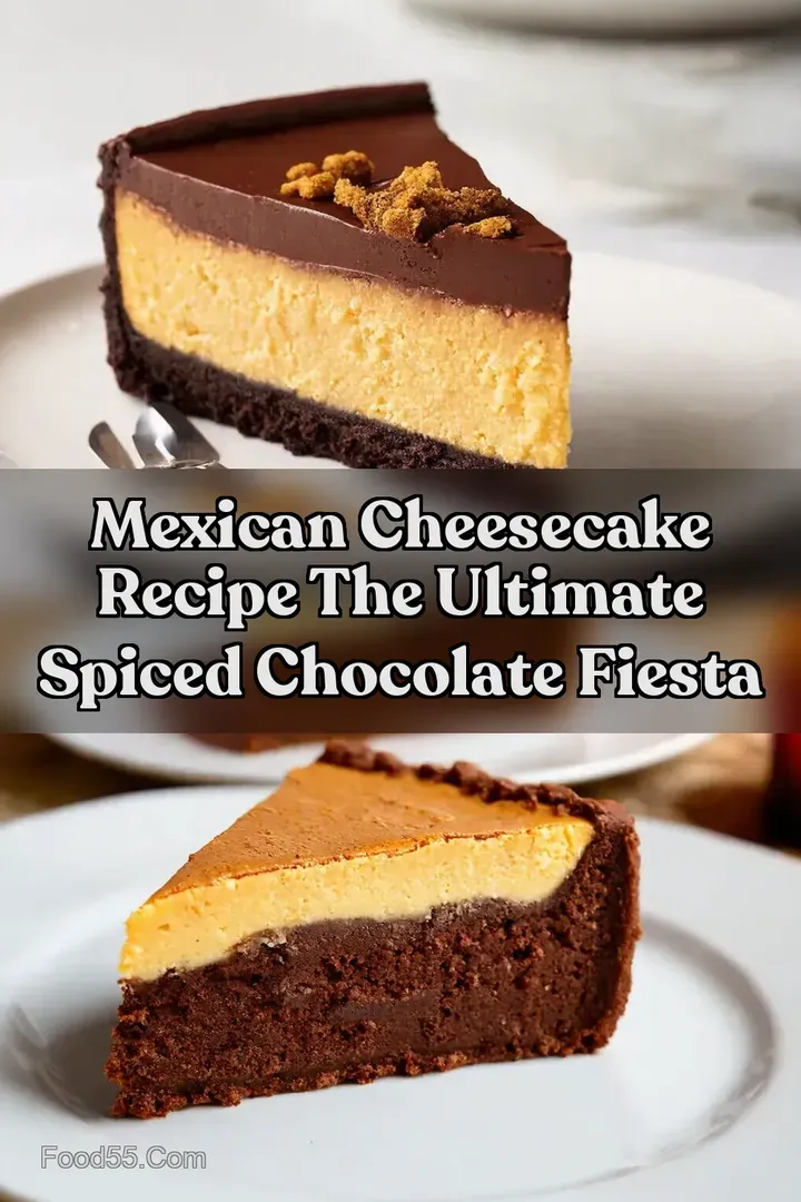 Mexican Cheesecake Recipe The Ultimate Spiced Chocolate Fiesta : PIN FOR LATER Mexican Cheesecake Recipe The Ultimate Spiced Chocolate Fiesta