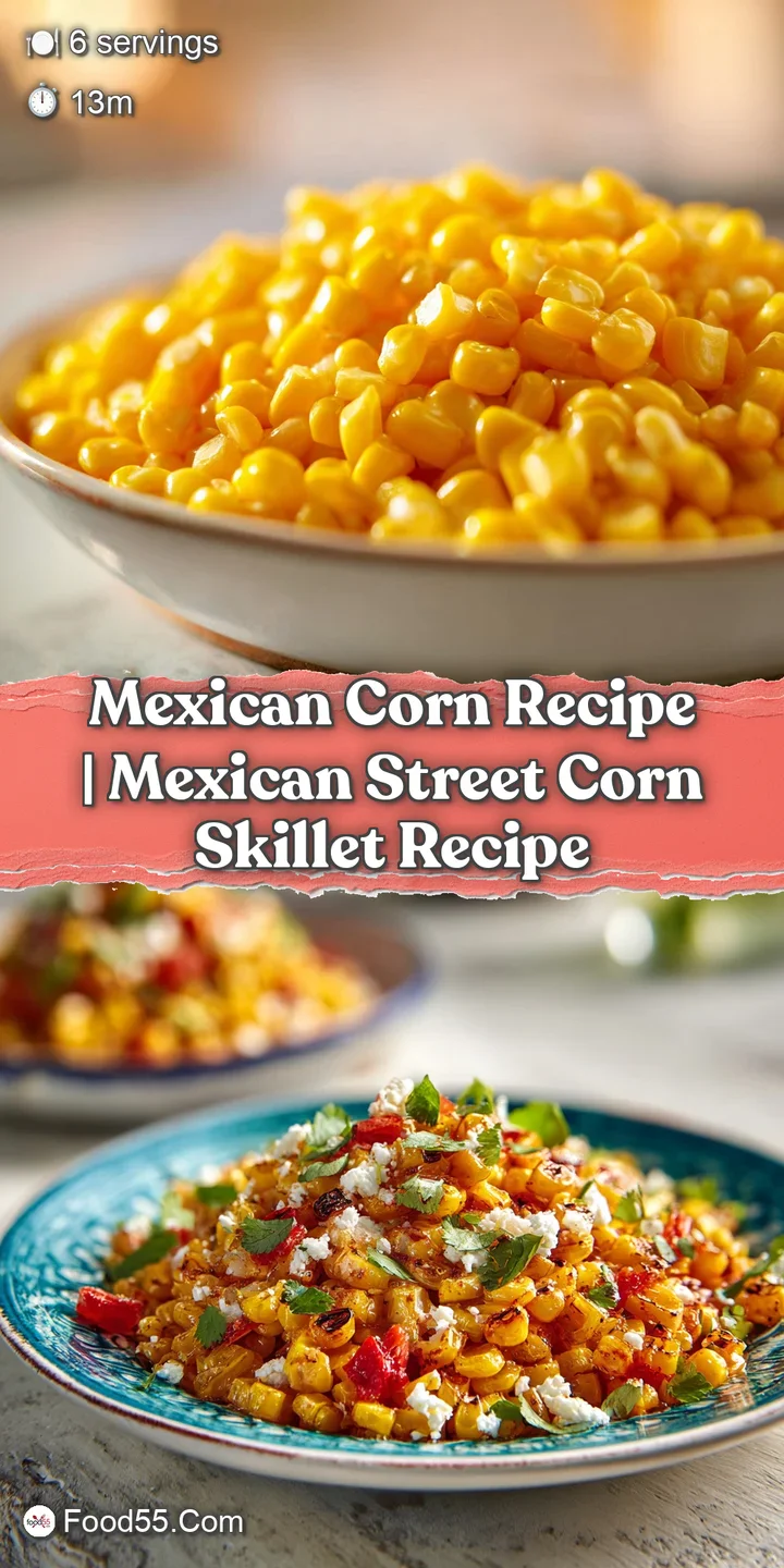 Close-up of charred golden corn kernels glistening in creamy sauce with a dusting of vibrant red paprika.