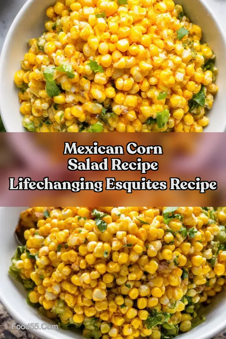 Mexican Corn Salad Recipe LifeChanging Esquites Recipe
