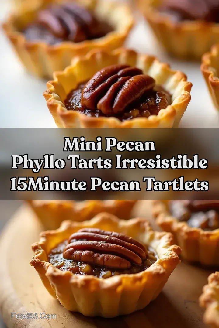 Mini Pecan Phyllo Tarts Irresistible 15Minute Pecan Tartlets