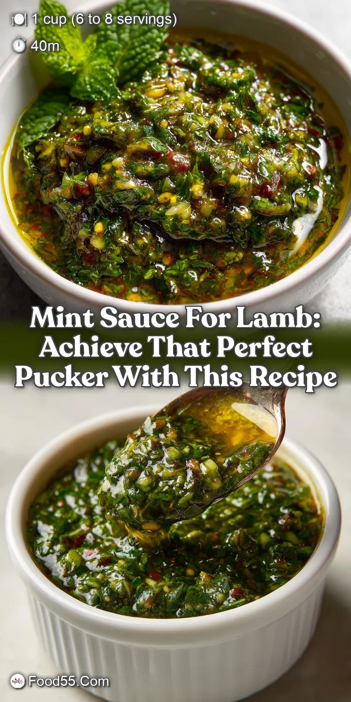 Mint Sauce for Lamb: Achieve That Perfect Pucker with This Recipe