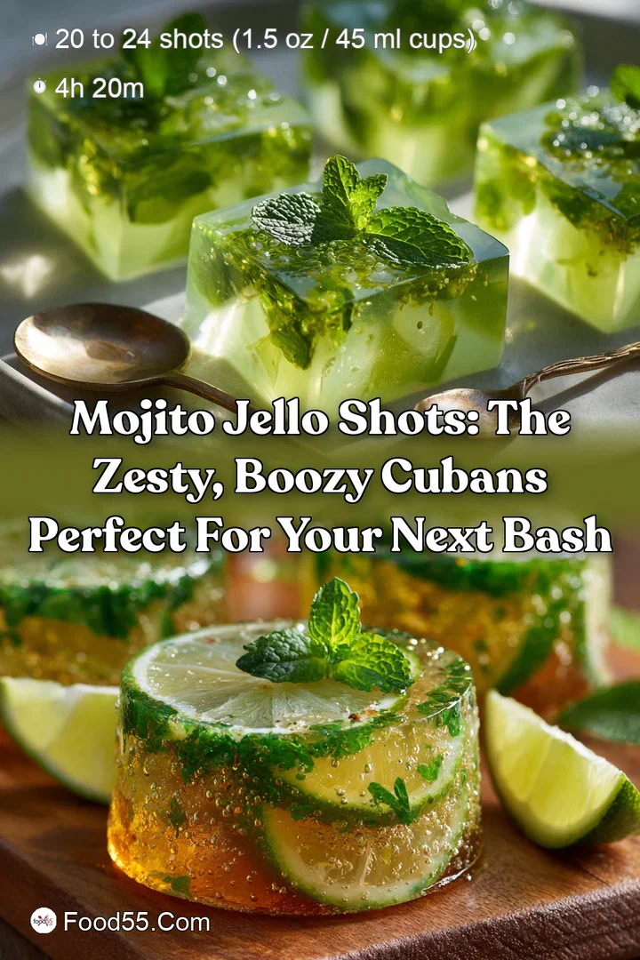 Mojito Jello Shots: The Zesty Boozy Cubans Perfect for Your Next Bash