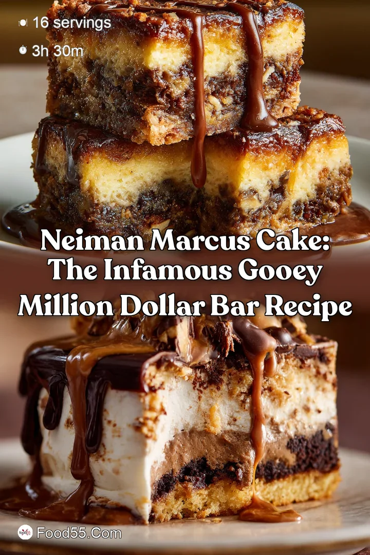 Neiman Marcus Cake: The Infamous Gooey Million Dollar Bar Recipe