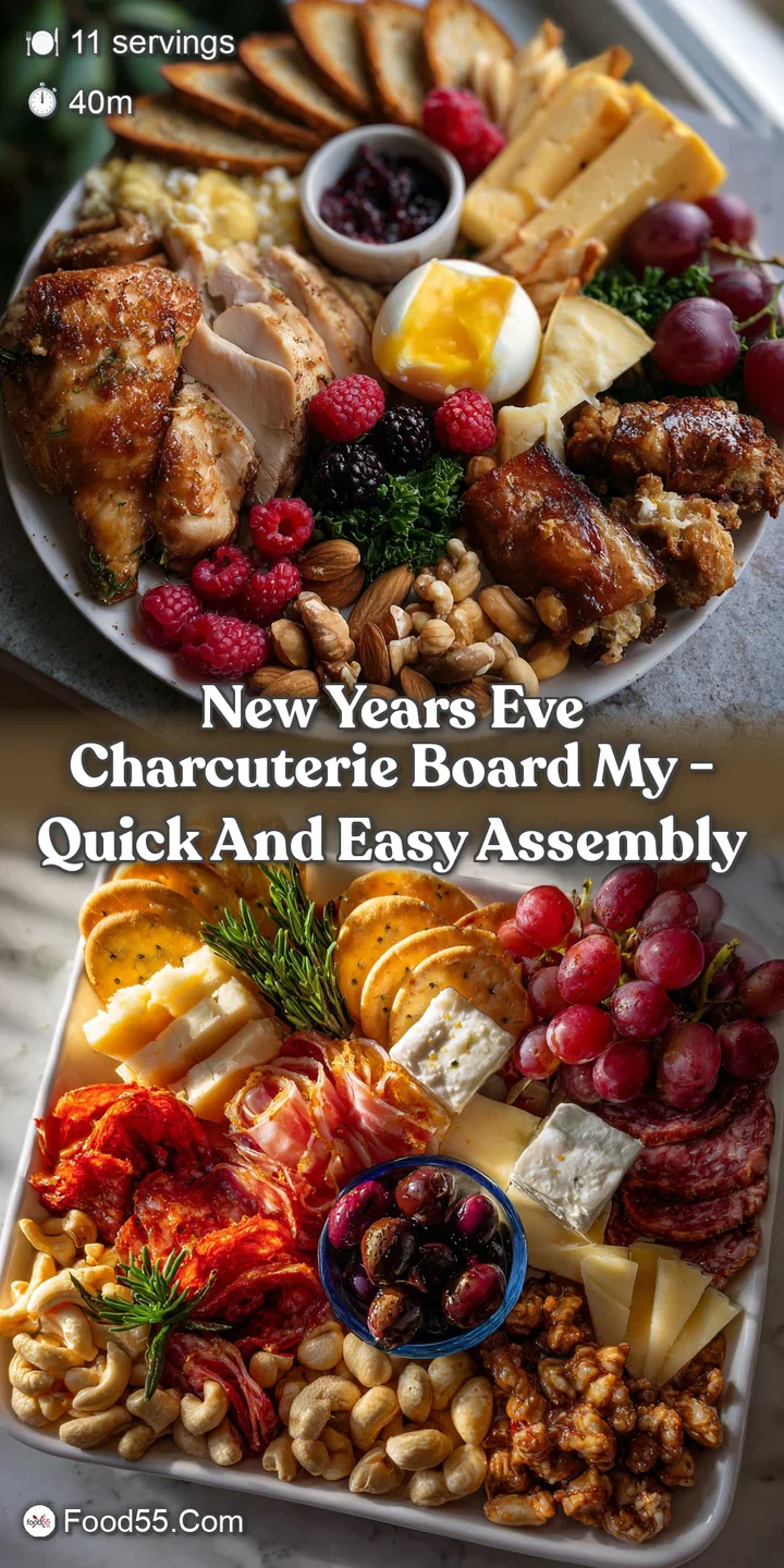 New Years Eve Charcuterie Board My - Quick and Easy Assembly