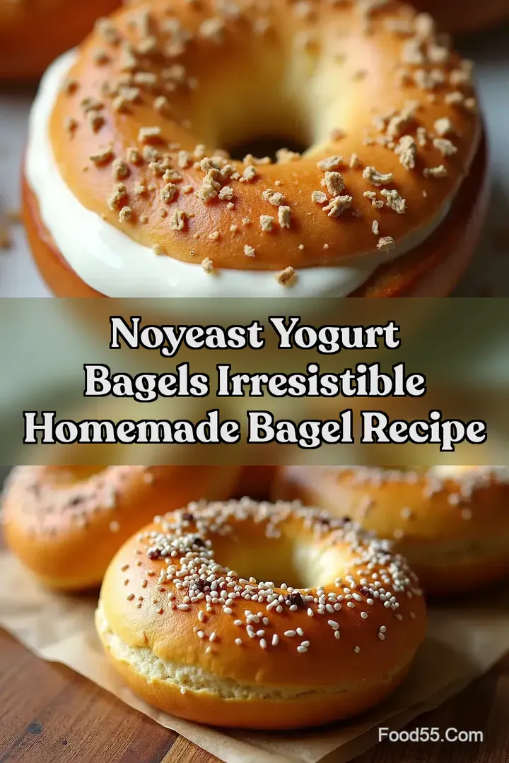 NoYeast Yogurt Bagels Irresistible Homemade Bagel Recipe